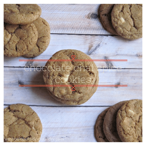 chocolate chai spice cookies