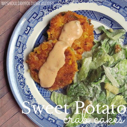 Sweet Potato Crab Cakes